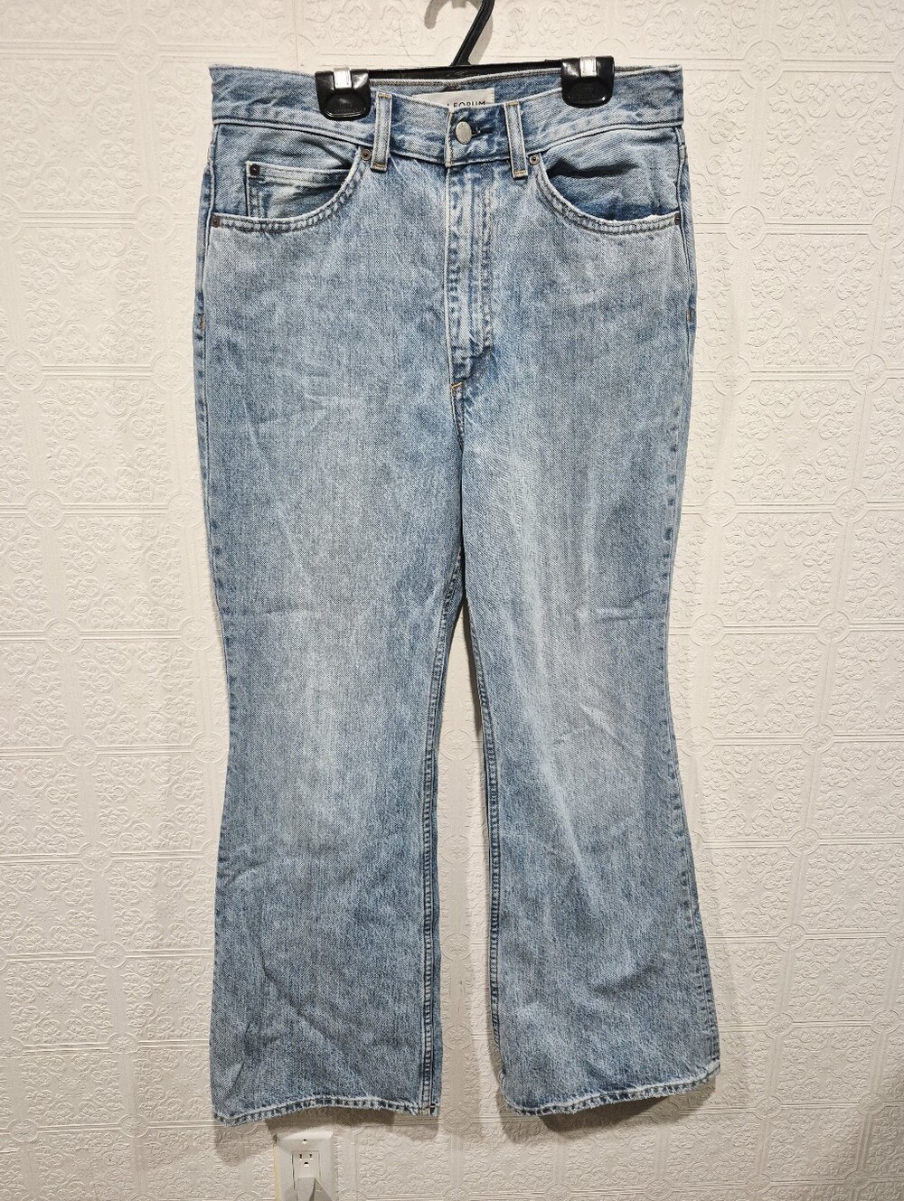 Denim Forum The Marlene '60s High Rise Flare High-waisted Jeans - Picture 2 of 8